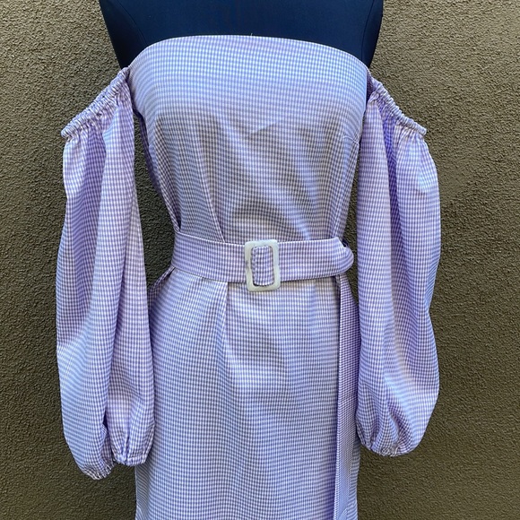 Saïnt Mojavï Jaipur Gingham Midi Dress - Picture 7 of 9